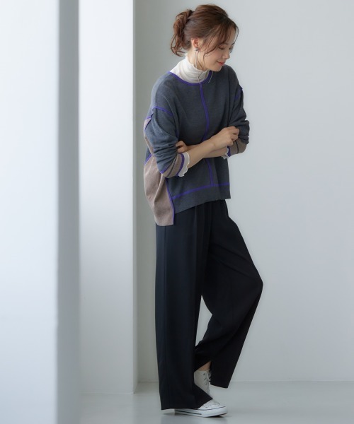 miclat(ミクラ)の「大きいサイズ カラーイージーパンツ miclat(その他パンツ・レディース・ブラック/イエロー系/ピンク系・LL/3L/4L/L)」の6枚目の写真