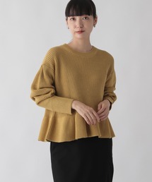 LOWRYS FARM | ペプラムプルオーバー　157640(ニット/セーター)