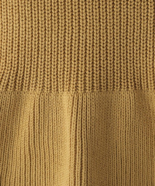 LOWRYS FARM（ローリーズファーム）の「ペプラムプルオーバー　157640（ニット/セーター・レディース・アイボリー/ブラック/イエロー・FREE）」の6枚目の写真