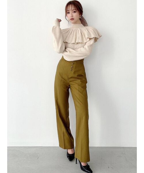 RESEXXY（リゼクシー）の「セイムカラーチェーンパンプス（パンプス・レディース・ブラック/ピンク/ベージュ・SMALL/MEDIUM/LARGE）」の4枚目の写真