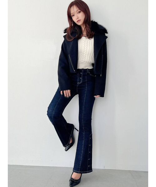 RESEXXY（リゼクシー）の「セイムカラーチェーンパンプス（パンプス・レディース・ブラック/ピンク/ベージュ・SMALL/MEDIUM/LARGE）」の18枚目の写真