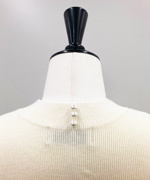 NOELA(ノエラ)の「ジャガードスカート×ニットセット(ワンピース・レディース・イエロー/オフホワイト/サックスブルー・M/S)」の7枚目の写真