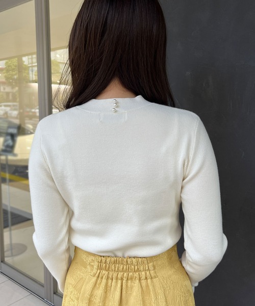 NOELA(ノエラ)の「ジャガードスカート×ニットセット(ワンピース・レディース・イエロー/オフホワイト/サックスブルー・M/S)」の22枚目の写真