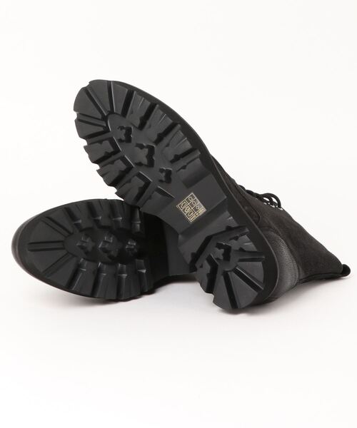 semantic design（セマンティックデザイン）の「セマンティックデザイン/semantic design リアルレザー 8ホールドレープブーツ（ブーツ・メンズ・ブラック/ボルドー・MEDIUM/LARGE）」の4枚目の写真