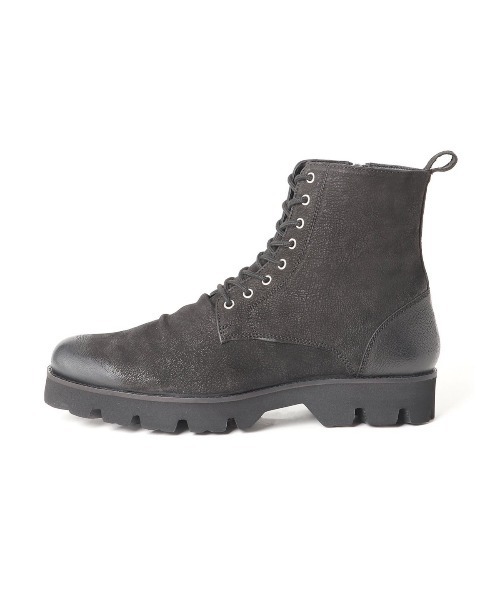 semantic design（セマンティックデザイン）の「セマンティックデザイン/semantic design リアルレザー 8ホールドレープブーツ（ブーツ・メンズ・ブラック/ボルドー・MEDIUM/LARGE）」の8枚目の写真