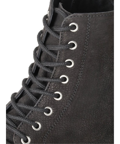 semantic design（セマンティックデザイン）の「セマンティックデザイン/semantic design リアルレザー 8ホールドレープブーツ（ブーツ・メンズ・ブラック/ボルドー・MEDIUM/LARGE）」の11枚目の写真