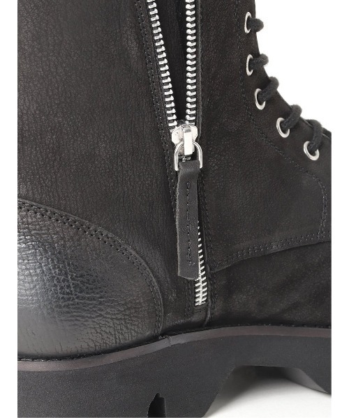 semantic design（セマンティックデザイン）の「セマンティックデザイン/semantic design リアルレザー 8ホールドレープブーツ（ブーツ・メンズ・ブラック/ボルドー・MEDIUM/LARGE）」の12枚目の写真