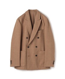 caban（キャバン）の「CABaN ウールリネン ダブルブレストジャケット