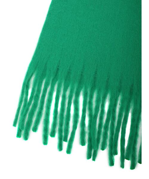 earth music&ecology（アースミュージックアンドエコロジー）の「フリンジマフラー（ストール/ショール・レディース・ピンク/イエロー/グリーン/パープル・FREE）」の11枚目の写真