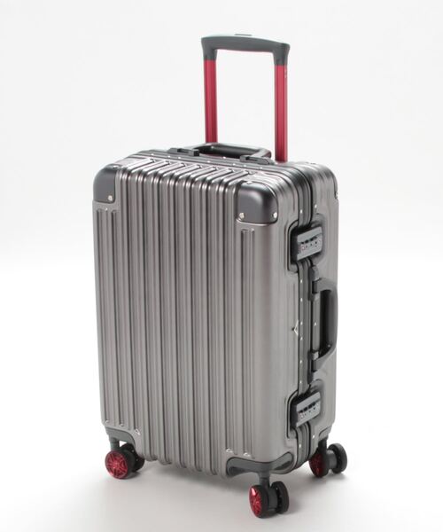 【TRIDENT/トライデント】 アルミ調 キャリーケース 33L