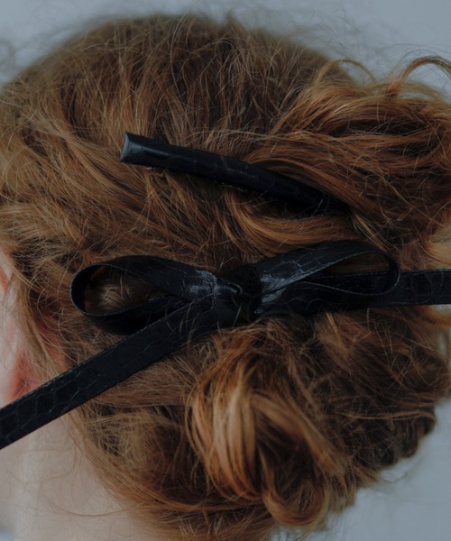 ジャンニ リボン ヘア クリップ（バレッタ/ヘアクリップ