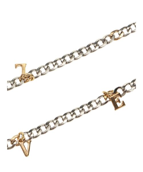 jouetie(ジュエティ)の「LOVEロゴネックレス(ネックレス・レディース・シルバー/ゴールド・FREE)」の4枚目の写真