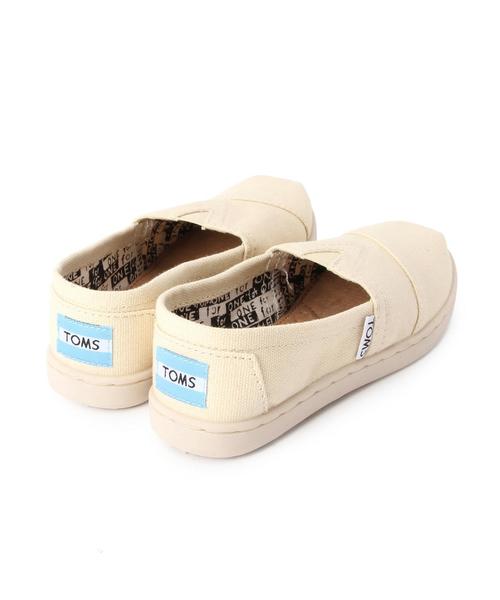 TOMS（トムス）の「BK TOMS CLASSICS YOUTH◆（その他シューズ・キッズ・ネイビー/オフホワイト・19cm/18cm）」の3枚目の写真