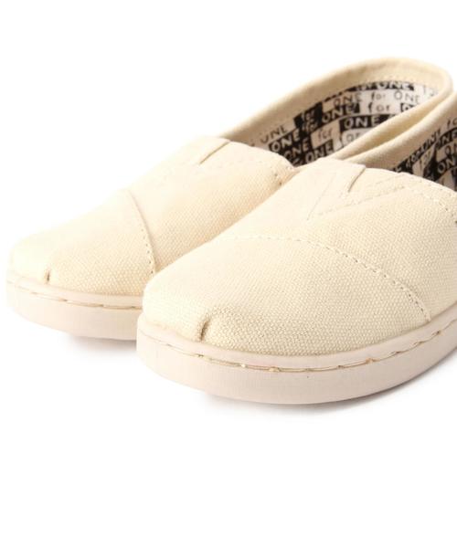 TOMS（トムス）の「BK TOMS CLASSICS YOUTH◆（その他シューズ・キッズ・ネイビー/オフホワイト・19cm/18cm）」の4枚目の写真
