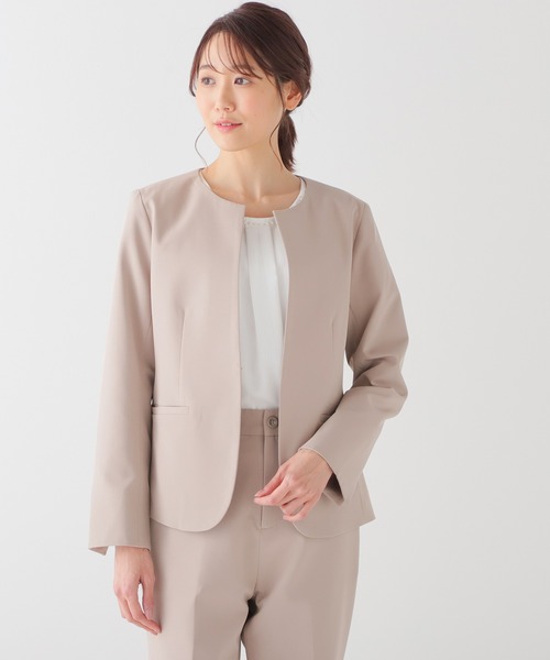 Honeys（ハニーズ）の「ノーカラージャケット（ノーカラージャケット