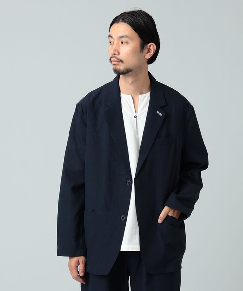 BEAMS LIGHTS 黒テーラードジャケット Lサイズ 通気性 内ポケット多 BEAMS LIGHTS 黒テーラードジャケット Lサイズ 通気性 内ポケット多