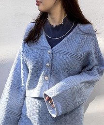 NOMAE | ツイードライクニットカーデ(カーディガン/ボレロ)