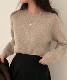 ベーシックニットプルオーバー