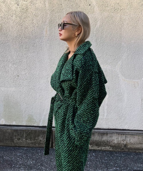 AMAIL(アマイル)2022A/W Luxe tweed coverall AMAIL（アマイル）の「Luxe tweed coverall（サロペット