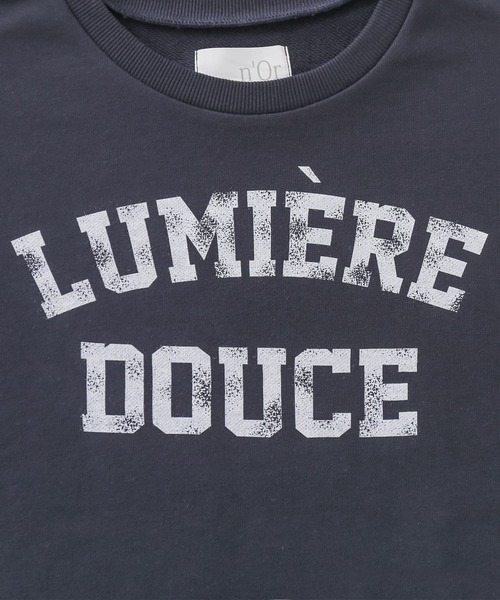 osharewalker（オシャレウォーカー）の「【廃盤】『オリジナルカレッジロゴスウェット』（スウェット・レディース・杢グレー/オートミール/ネイビー・FREE）」の6枚目の写真