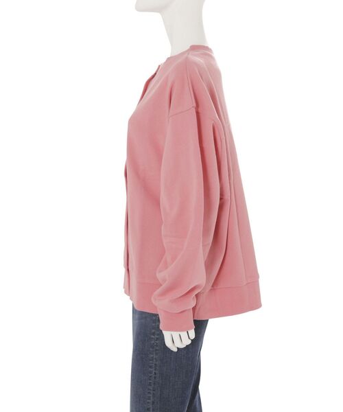 Ungrid（アングリッド）の「【WEB限定】ルーズスウェットカーディガン（カーディガン/ボレロ・レディース・オレンジ/グリーン/ピンク/ライトグレー/ブラック/アイボリー・FREE）」の18枚目の写真