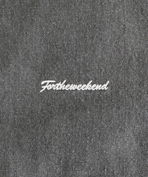 FTW（エフティダブリュー）の「DENIM VARSITY JACKET（スタジャン・メンズ・ブラック/ライトブルー・MEDIUM/LARGE）」の19枚目の写真