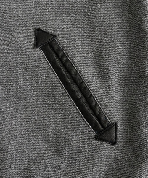 FTW（エフティダブリュー）の「DENIM VARSITY JACKET（スタジャン・メンズ・ブラック/ライトブルー・MEDIUM/LARGE）」の16枚目の写真