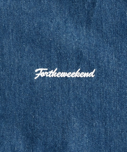 FTW（エフティダブリュー）の「DENIM VARSITY JACKET（スタジャン・メンズ・ブラック/ライトブルー・MEDIUM/LARGE）」の13枚目の写真