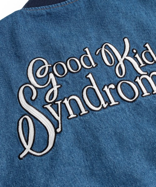 FTW（エフティダブリュー）の「DENIM VARSITY JACKET（スタジャン・メンズ・ブラック/ライトブルー・MEDIUM/LARGE）」の18枚目の写真