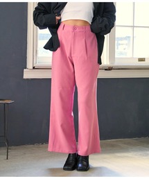 ハイウエストスラックスパンツ