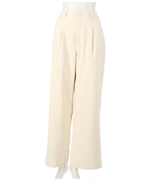 ANAP(アナップ)の「ハイウエストスラックスパンツ(スラックス・レディース・ブラック/アイボリー/ピンク・M/S)」の10枚目の写真