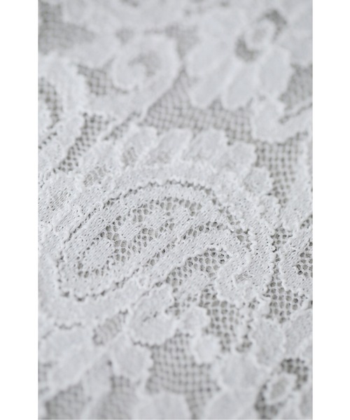 cawaii(カワイイ)の「Tシャツ卒業宣言5分袖シアーレースインナー トップス ハイネック(Tシャツ/カットソー・レディース・ホワイト/ブラック・S~M/L~LL/3L~4L)」の22枚目の写真