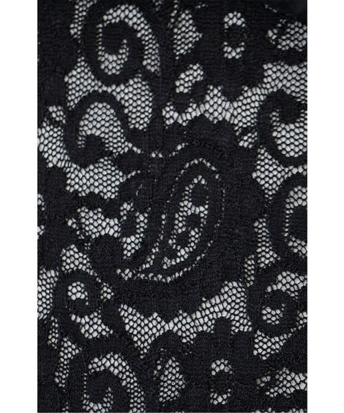 cawaii(カワイイ)の「Tシャツ卒業宣言5分袖シアーレースインナー トップス ハイネック(Tシャツ/カットソー・レディース・ホワイト/ブラック・S~M/L~LL/3L~4L)」の21枚目の写真