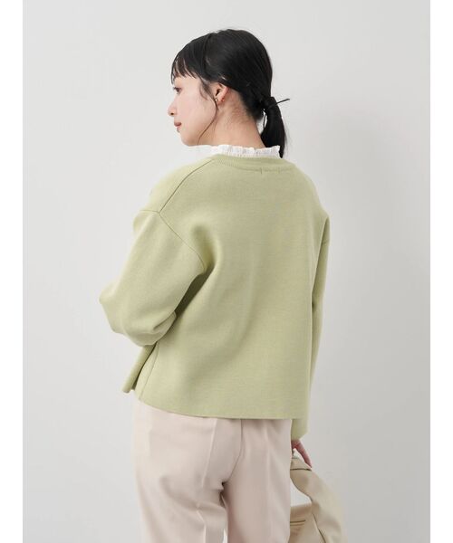 earth music&ecology（アースミュージックアンドエコロジー）の「ミラノリブカーディガン（カーディガン/ボレロ・レディース・オフホワイト/ネイビー/ベージュ/ミント・FREE）」の16枚目の写真