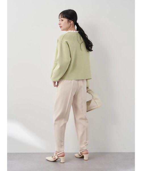 earth music&ecology（アースミュージックアンドエコロジー）の「ミラノリブカーディガン（カーディガン/ボレロ・レディース・オフホワイト/ネイビー/ベージュ/ミント・FREE）」の12枚目の写真