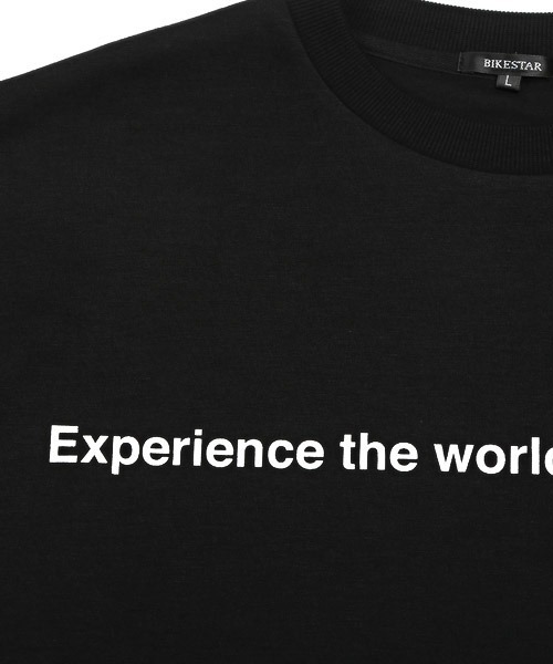 LUXSTYLE（ラグスタイル）の「光沢ロゴプリントトレーナー（スウェット・メンズ・ホワイト/ブラック・M/L）」の14枚目の写真