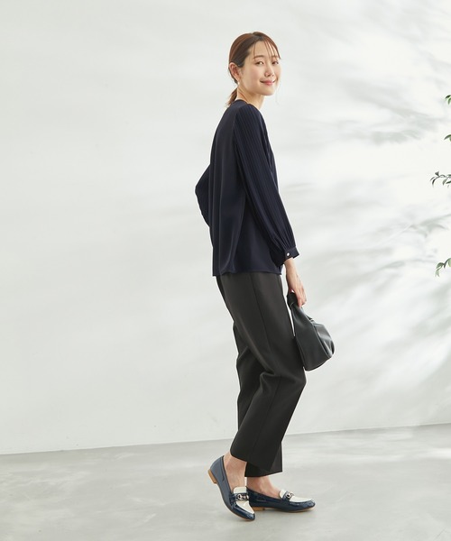 ROPE' PICNIC(ロペピクニック)の「洗える/プリーツスリーブブラウス(シャツ/ブラウス・レディース・ホワイト/ネイビー/サックスブルー/ラベンダー・38)」の14枚目の写真