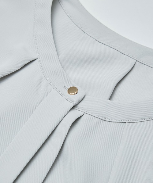 ROPE' PICNIC(ロペピクニック)の「洗える/プリーツスリーブブラウス(シャツ/ブラウス・レディース・ホワイト/ネイビー/サックスブルー/ラベンダー・38)」の8枚目の写真