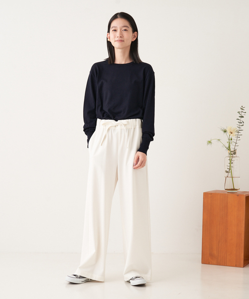 collex(コレックス)の「シルクコットンプルオーバー(ニット/セーター・レディース・ネイビー/ホワイト/オレンジ系その他・フリー)」の10枚目の写真