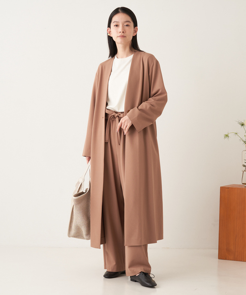 collex(コレックス)の「シルクコットンプルオーバー(ニット/セーター・レディース・ネイビー/ホワイト/オレンジ系その他・フリー)」の6枚目の写真