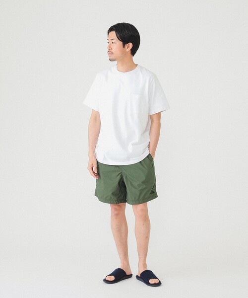 BEAMS（ビームス）の「BEAMS / ヘビーウエイト ポケット  Tシャツ（Tシャツ/カットソー・メンズ・ホワイト/ブラック/ネイビー/オリーブ・S/M/L/XL）」の19枚目の写真