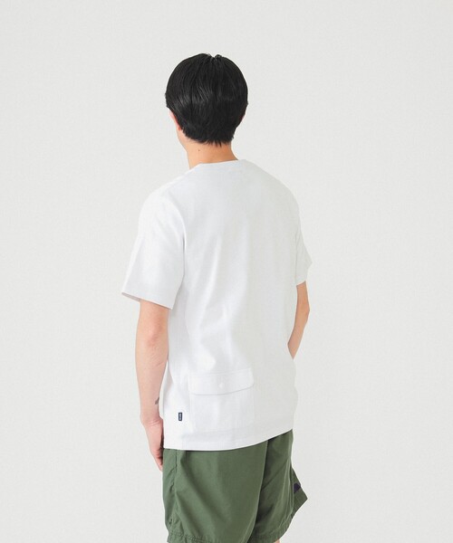 BEAMS（ビームス）の「BEAMS / ヘビーウエイト ポケット  Tシャツ（Tシャツ/カットソー・メンズ・ホワイト/ブラック/ネイビー/オリーブ・S/M/L/XL）」の11枚目の写真