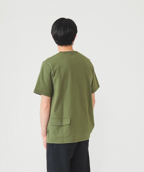 BEAMS（ビームス）の「BEAMS / ヘビーウエイト ポケット  Tシャツ（Tシャツ/カットソー・メンズ・ホワイト/ブラック/ネイビー/オリーブ・S/M/L/XL）」の9枚目の写真