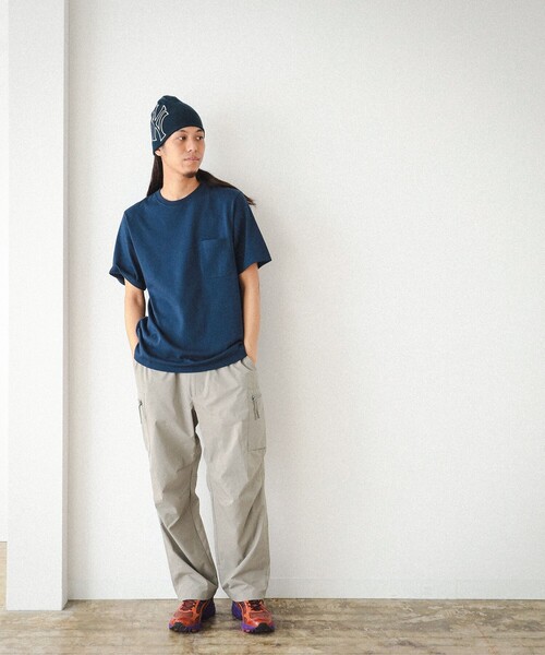 BEAMS（ビームス）の「BEAMS / ヘビーウエイト ポケット  Tシャツ（Tシャツ/カットソー・メンズ・ホワイト/ブラック/ネイビー/オリーブ・S/M/L/XL）」の8枚目の写真