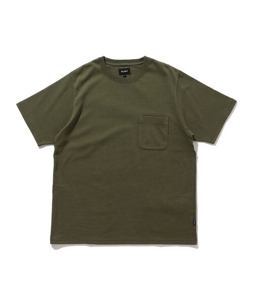 BEAMS（ビームス）の「BEAMS / ヘビーウエイト ポケット  Tシャツ（Tシャツ/カットソー・メンズ・ホワイト/ブラック/ネイビー/オリーブ・S/M/L/XL）」の21枚目の写真