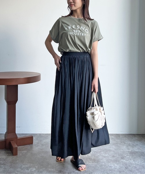 Chez toi(シェトワ)の「サテンカシュクールギャザーパンツ(その他パンツ・レディース・ブラック/ピンク/グレイッシュベージュ・FREE)」の16枚目の写真
