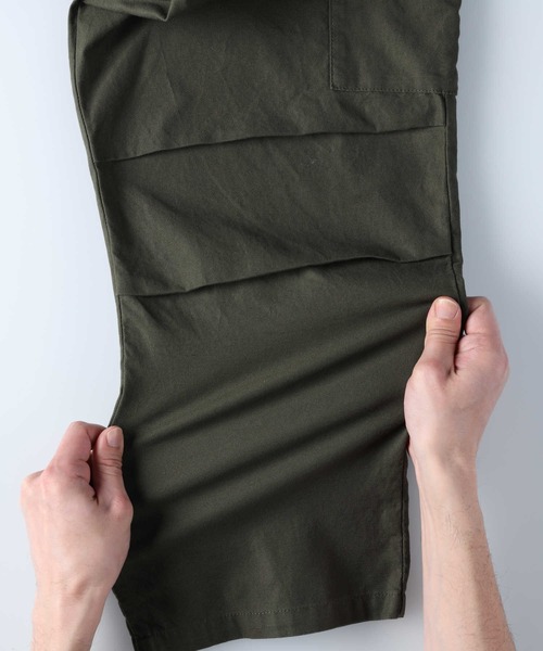 BACK NUMBER（バックナンバー）の「【BACK NUMBER】綿麻カーゴパンツ（カーゴパンツ・メンズ・オフホワイト/オリーブ/ブラック・L/XL/S/M）」の12枚目の写真