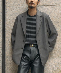 ウール リラックスフィット 2ボタン ジャケット
