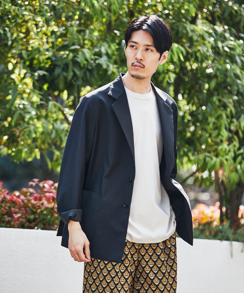 EDIFICE（エディフィス）の「ウール リラックスフィット 2ボタン ジャケット（テーラードジャケット・メンズ・ブラウン/グレー/ブラック・MEDIUM/SMALL/LARGE）」の4枚目の写真