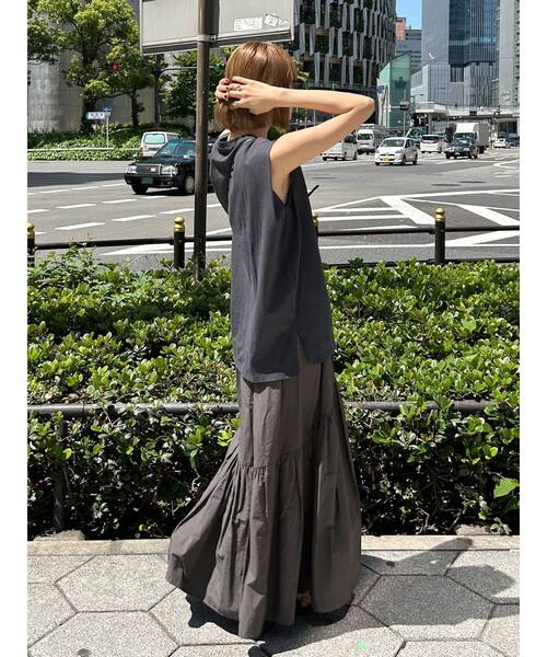 Ungrid（アングリッド）の「ヴィンテージロゴノースリトップス（タンクトップ・レディース・オレンジ/オフホワイト/チャコールグレー・FREE）」の10枚目の写真